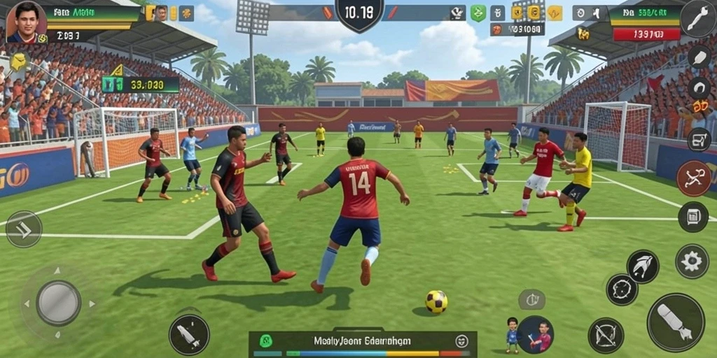 Screenshot ketiga menunjukkan fitur kustomisasi karakter yang menarik.
