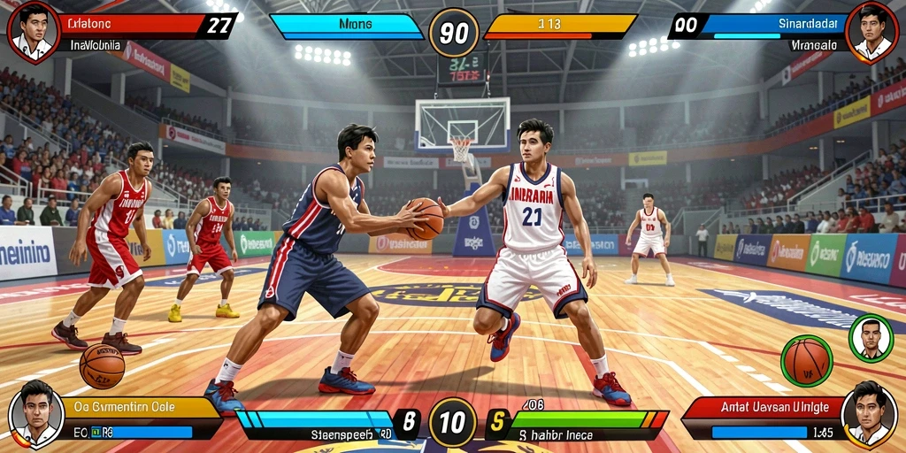 Mode multiplayer yang seru untuk kompetisi.