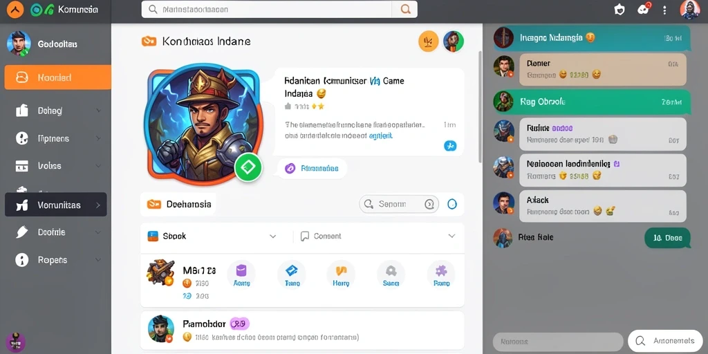 Interaksi pemain dalam mode multiplayer.
