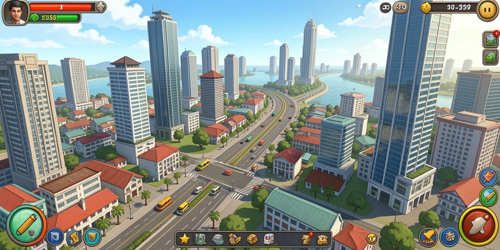 Fitur multiplayer yang memungkinkan pemain bersaing.
